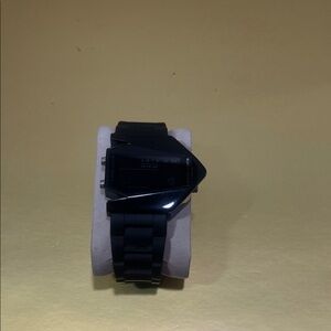 Futuristic Black Smartwatch